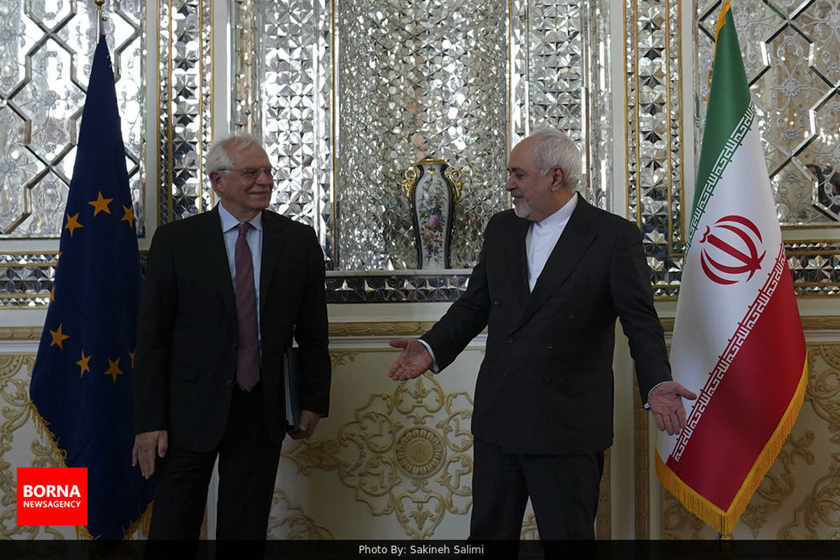 دیدار ظریف و بورل در تهران
