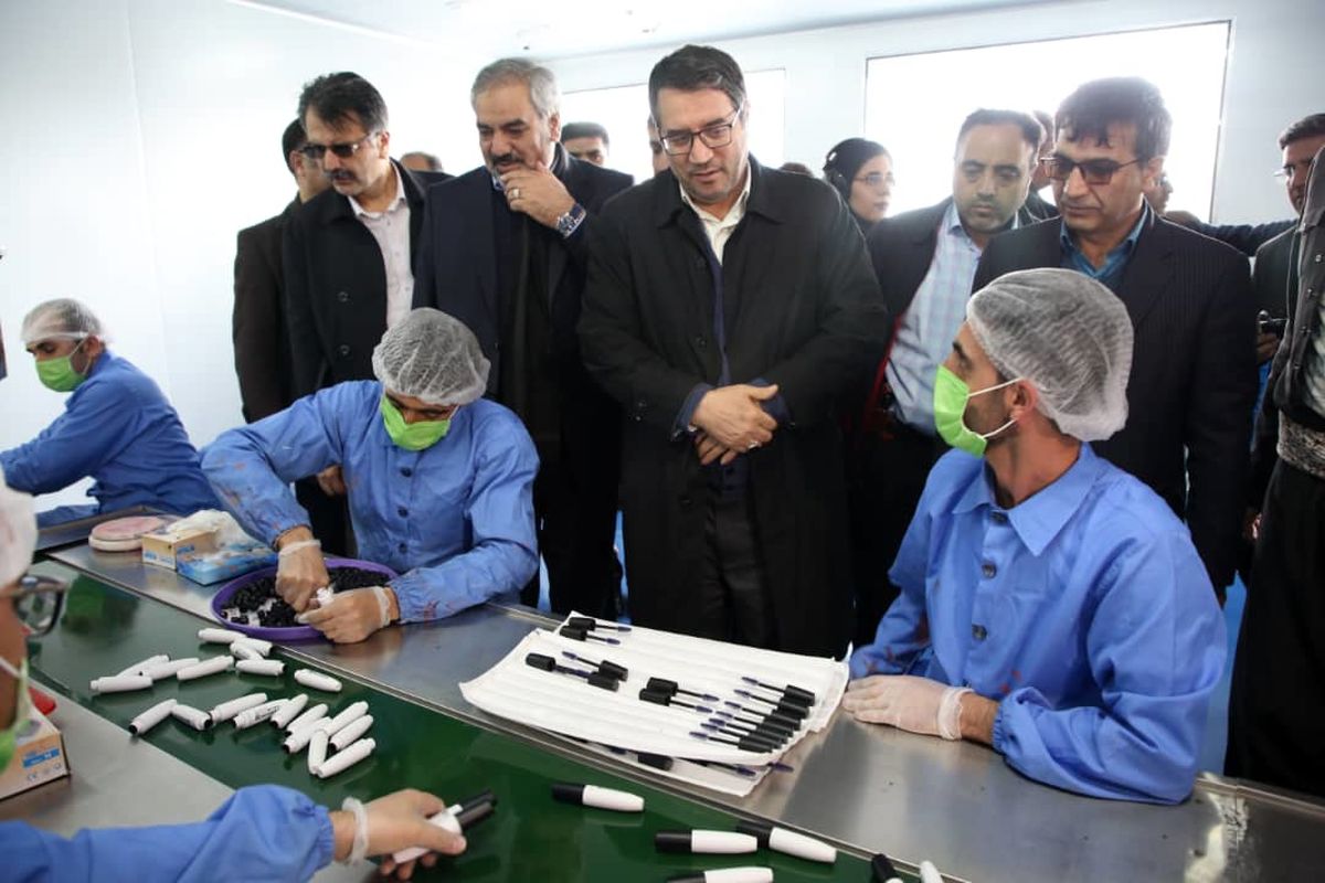 طرح تولید محصولات آرایشی در کردستان افتتاح شد