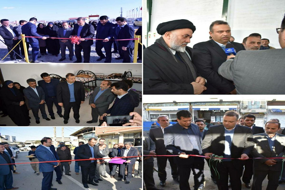 افتتاح چهار پروژه‌ عمرانی دهه فجر در شهرستان آمل