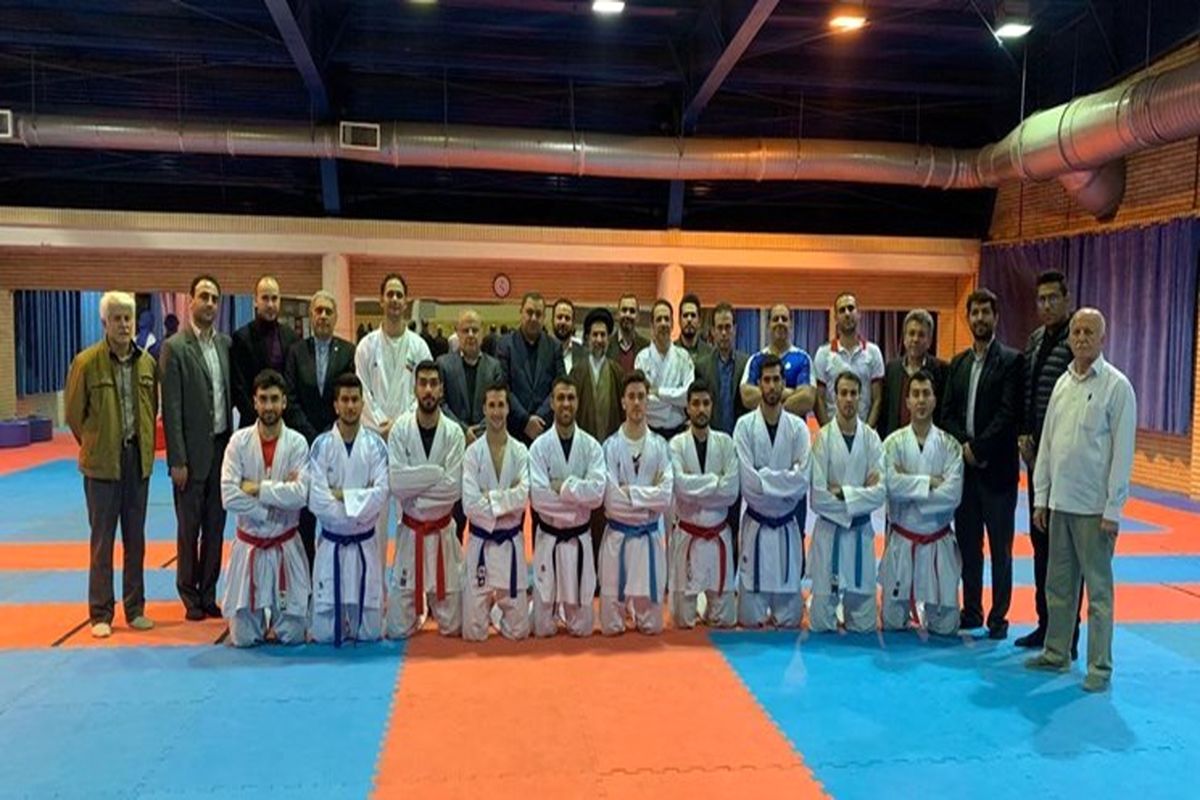 حضور خطیب موقت نماز جمعه تهران در تمرینات تیم ملی کاراته