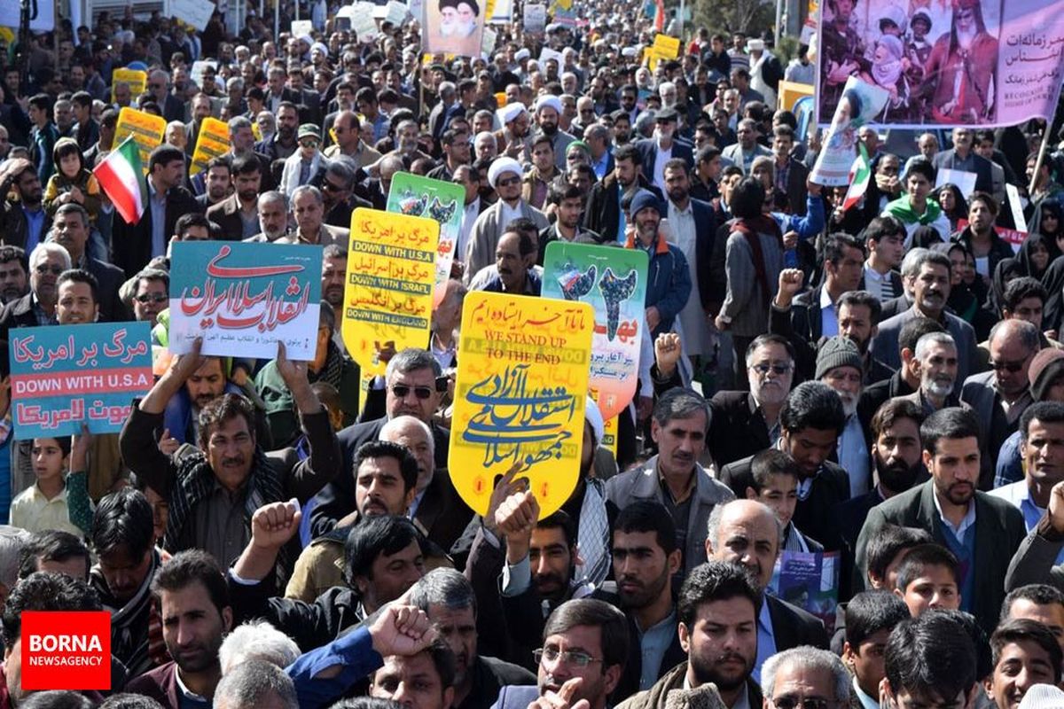 برگزاری راهپیمایی یوم الله ۲۲ بهمن در بیش از ۶۰ نقطه سیستان 
و بلوچستان