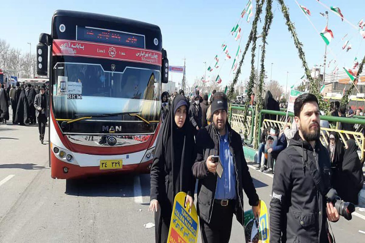 اتوبوس، انتخاب اول مردم تهران برای حضور در راهپیمایی