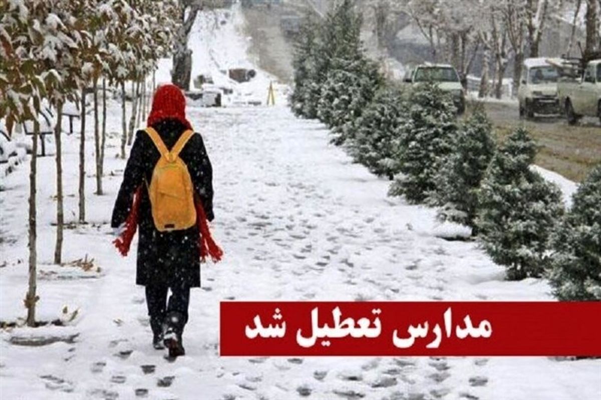 تعطیلی تمامی مدارس استان زنجان به دلیل بارش برف و برودت هوا