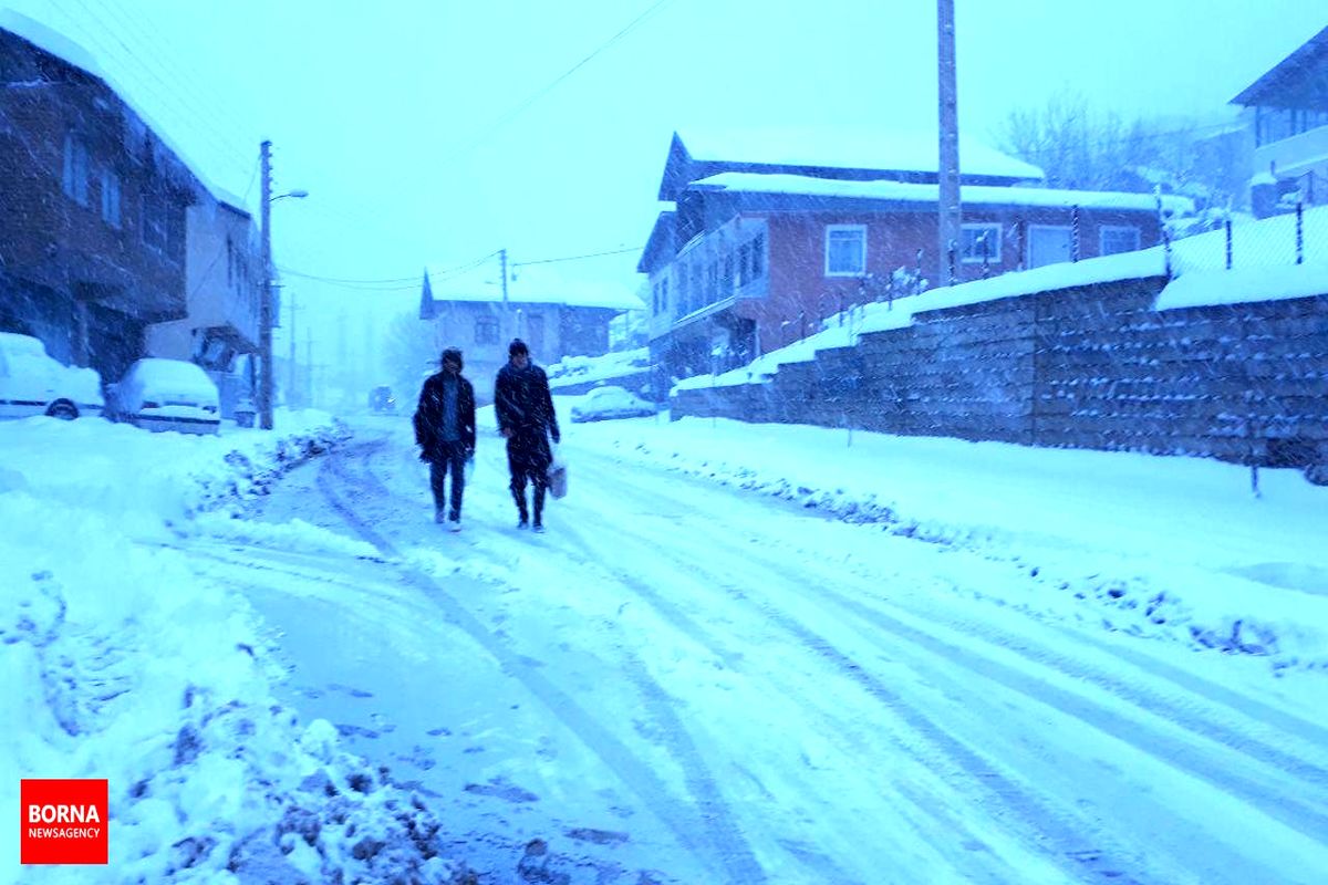 برف زیبایی کلاردشت را دو چندان کرد+عکس