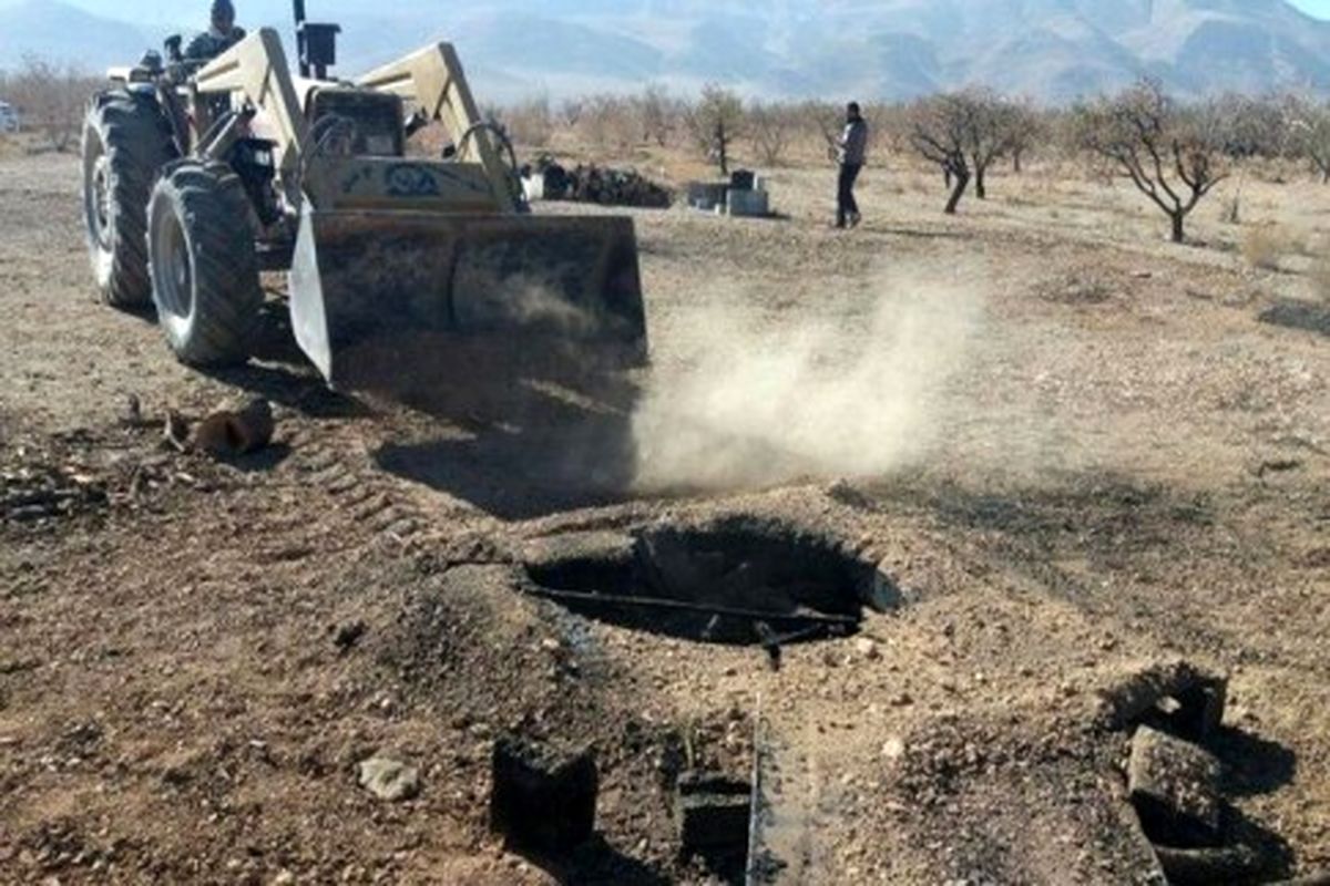 انسداد و پلمب ۲۷۳ حلقه چاه غیر مجاز در سیستان و بلوچستان
