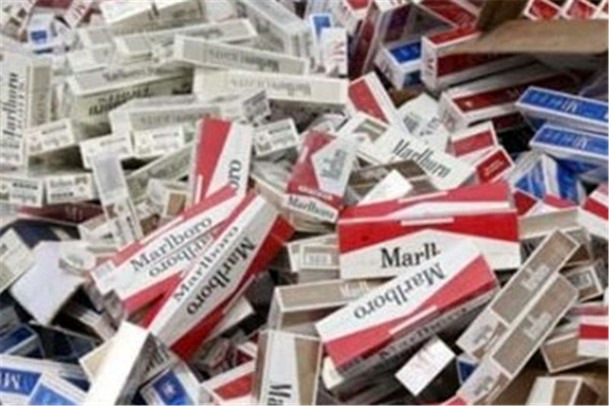 کشف ۱۸۰۰ کارتن سیگار قاچاق توسط گمرک