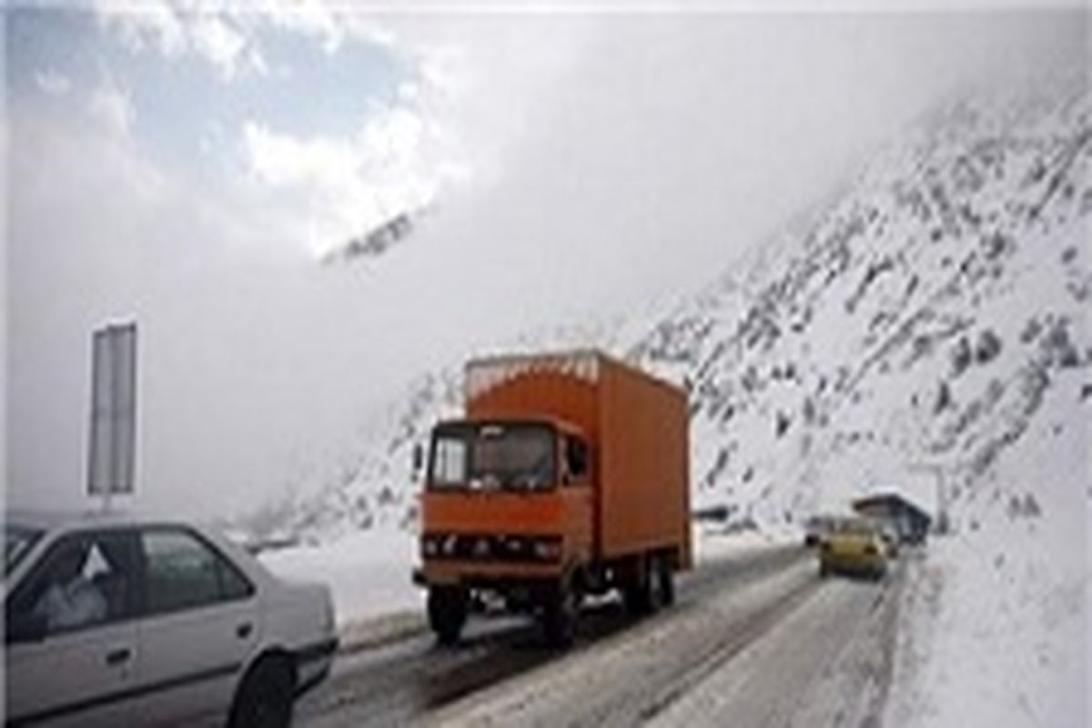 مسدود بودن محور مهاباد به بوکان به دلیل بارش برف