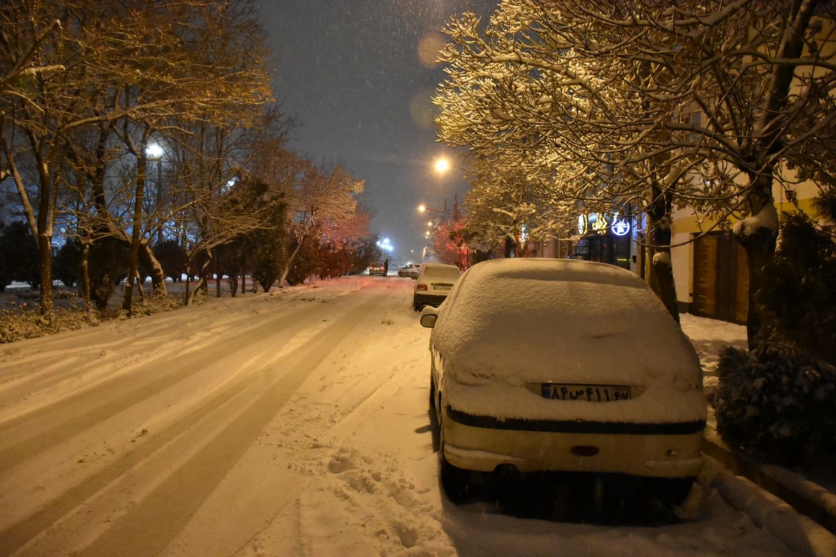 بارش برف وباران در تهران متوقف شد؟