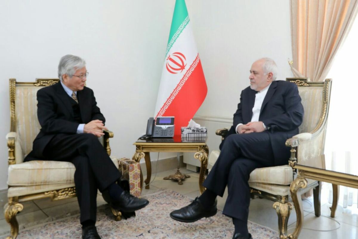 ظریف با نماینده دبیر کل سازمان ملل در امور افغانستان دیدار کرد