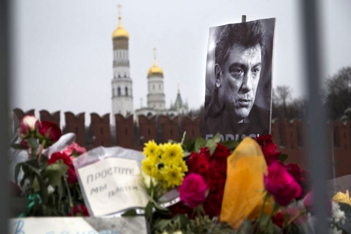 برگزاری یادبود رهبر مخالفان دولت روسیه در مسکو