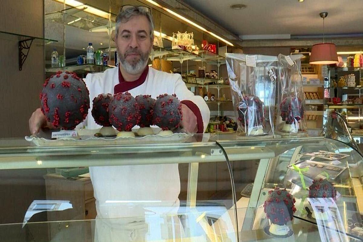 شیرینی کرونا هم به بازار آمد.