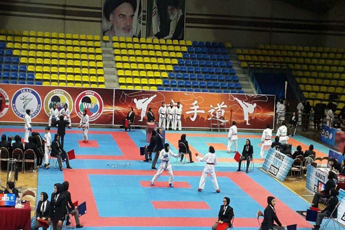 کاراته کاهای دختر استان در جمع برترین های ایران