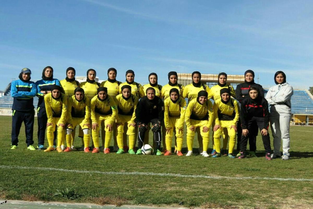 پیروزی تیم فوتبال بانوان  پالایش گاز ایلام برابر پارس جنوبی بوشهر