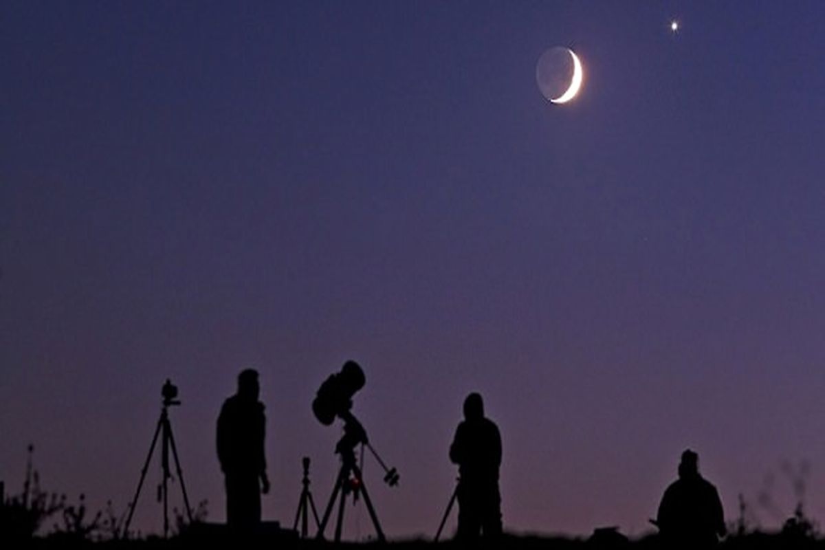 ماه زیبای زمین در صدوچهارمین باشگاه نجوم آیاز