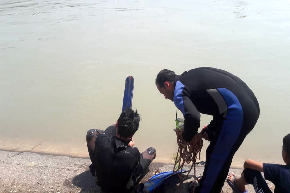 غرق شدن جوان ۲۲ ساله در سد سنگر