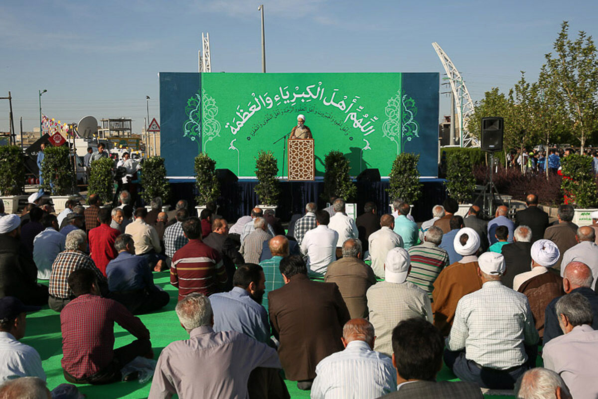 نماز عید سعید فطر در قزوین برگزار شد