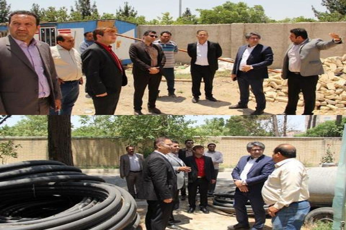 بازدید شهردار و اعضای شورای اسلامی شهر کهریزک از پروژه های عمرانی شهر