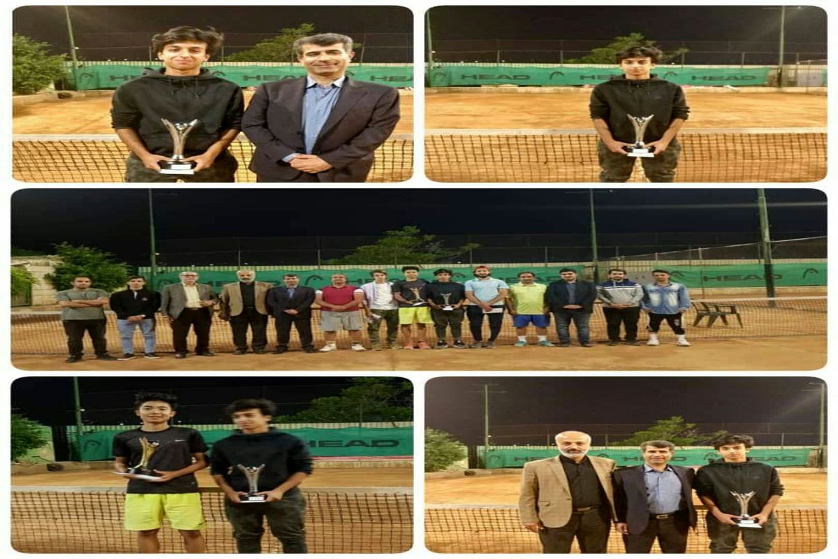 نایب قهرمانی ایمان حسینی در مسابقات تنیس مناطق پنجگانه