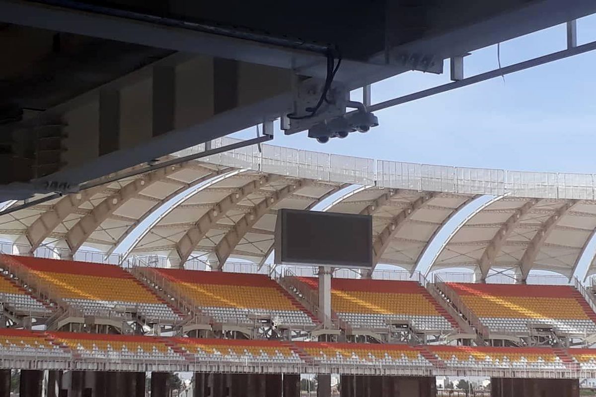 ورزشگاه نقش‌جهان به دوربین‌های مداربسته مجهز شد