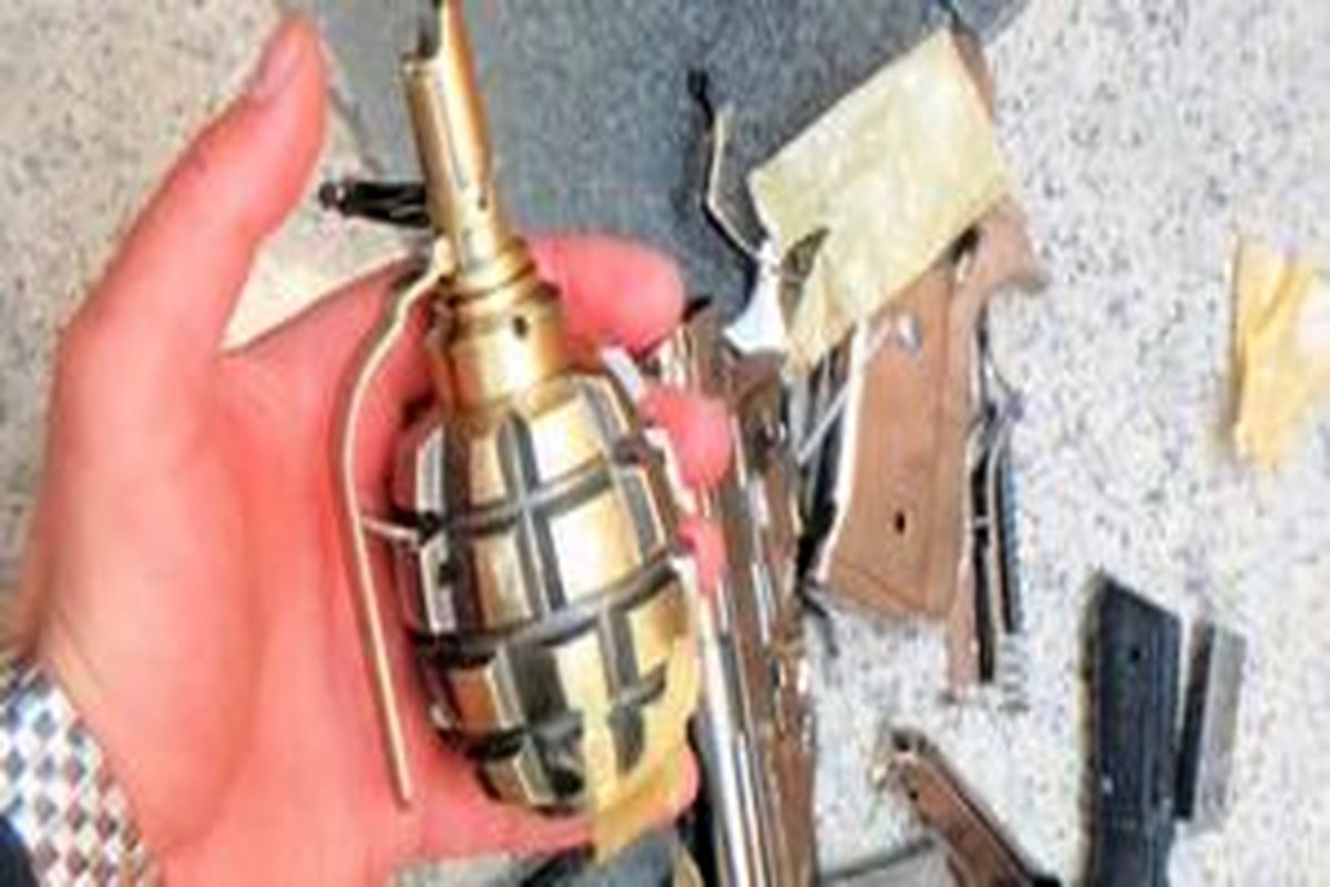 کشف و خنثی سازی بمب دستی در زاهدان