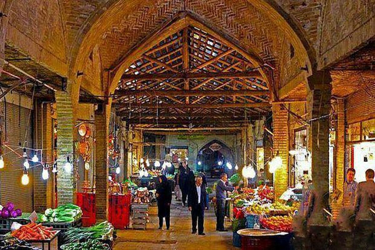 نقشه تفصیلی بازار بزرگ و تاریخی زنجان در اختیار سازمان آتش‌نشانی قرار گرفت