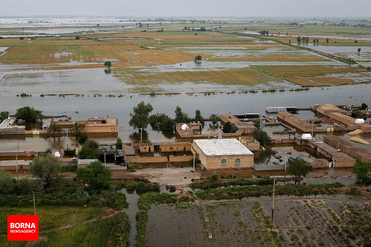 تخلیه اراضی کشاورزی سیل زده خوزستان ۳۱ میلیارد تومان آب خورد