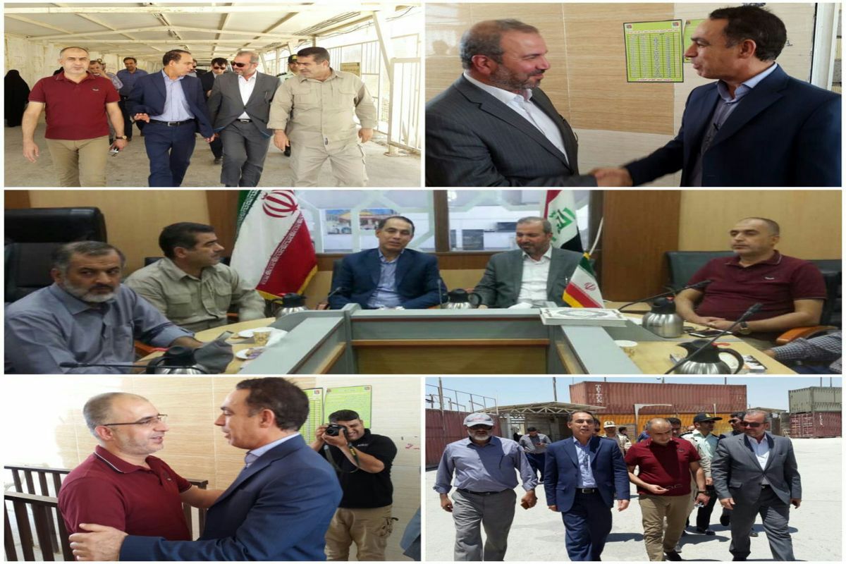 دیدار معاون اول سفارت ایران در عراق و فرماندار بدره عراق با  فرماندار مهران