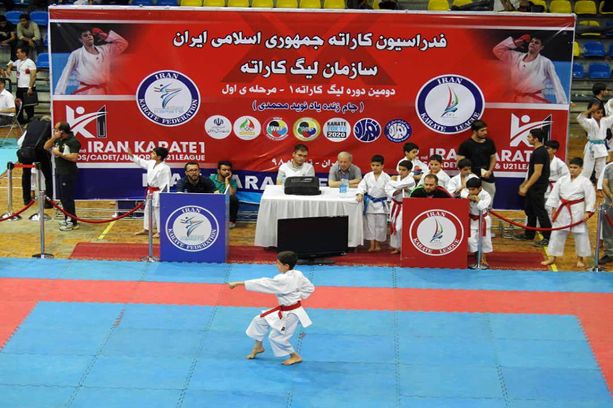 قهرمانی ۴ استان در اولین مرحله لیگ کاراته‌وان ایران