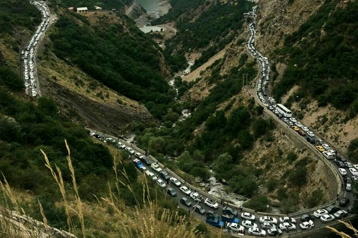 ترافیک سنگین کرج-چالوس