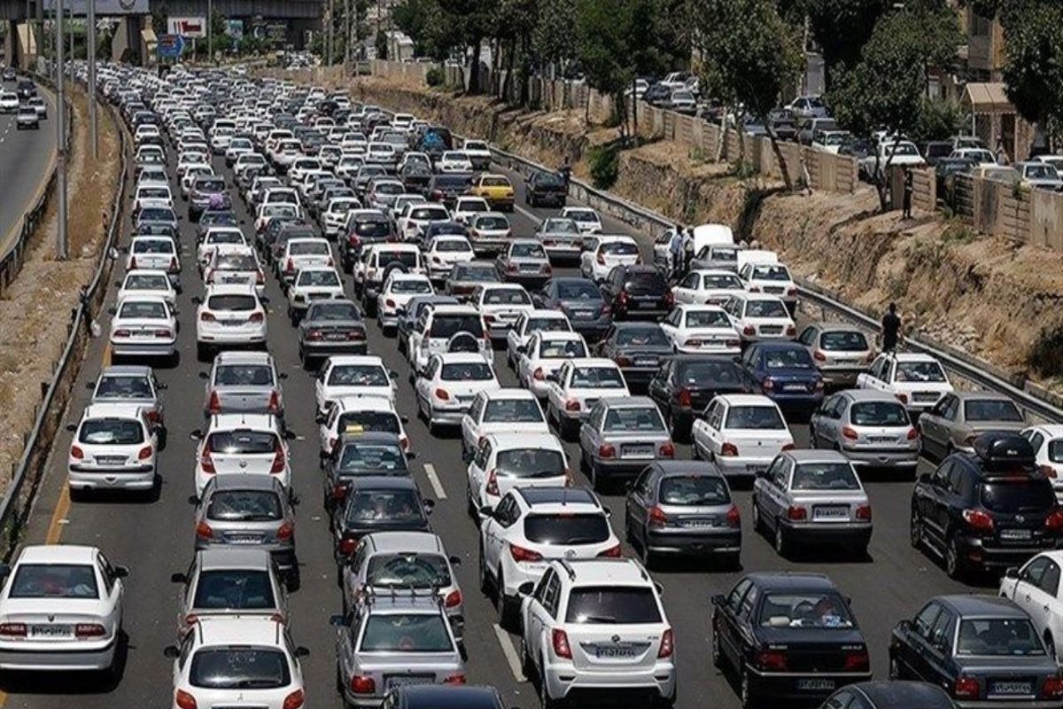 ترافیک نیمه سنگین در آزادراه های منتهی به تهران