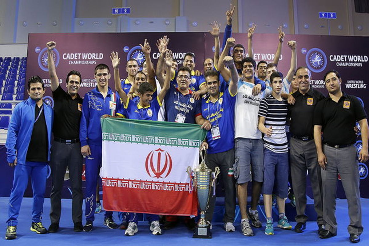 قهرمانی نوجوانان کشتی فرنگی ایران در مسابقات جهانی