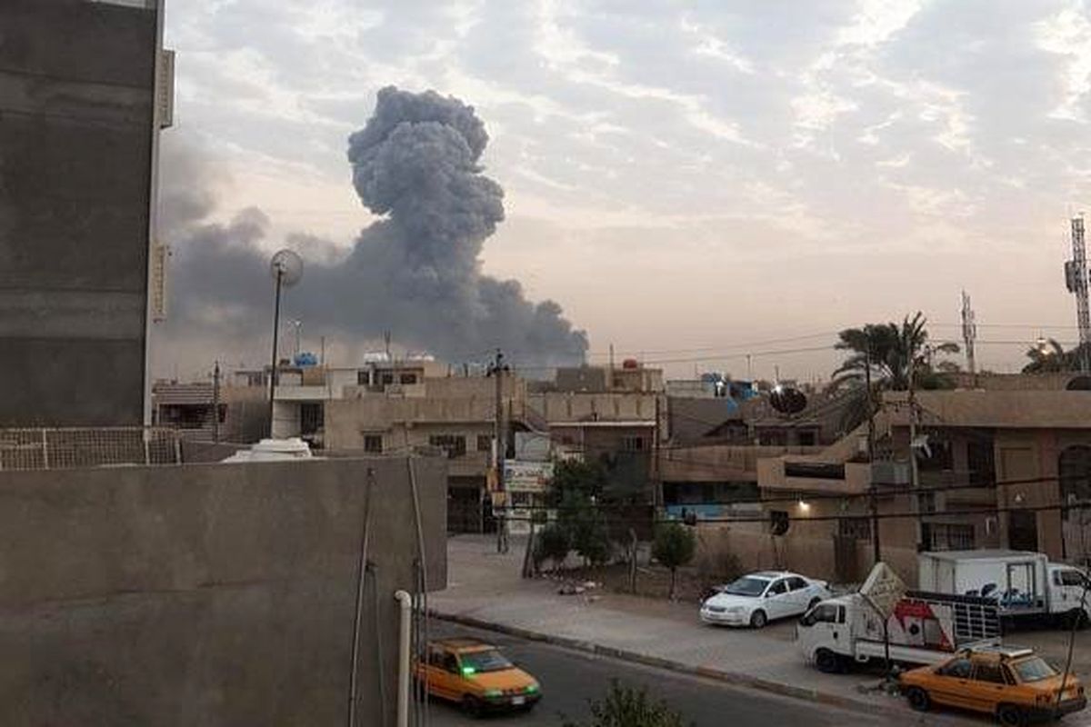شنیده شدن صدای چند انفجار در جنوب بغداد