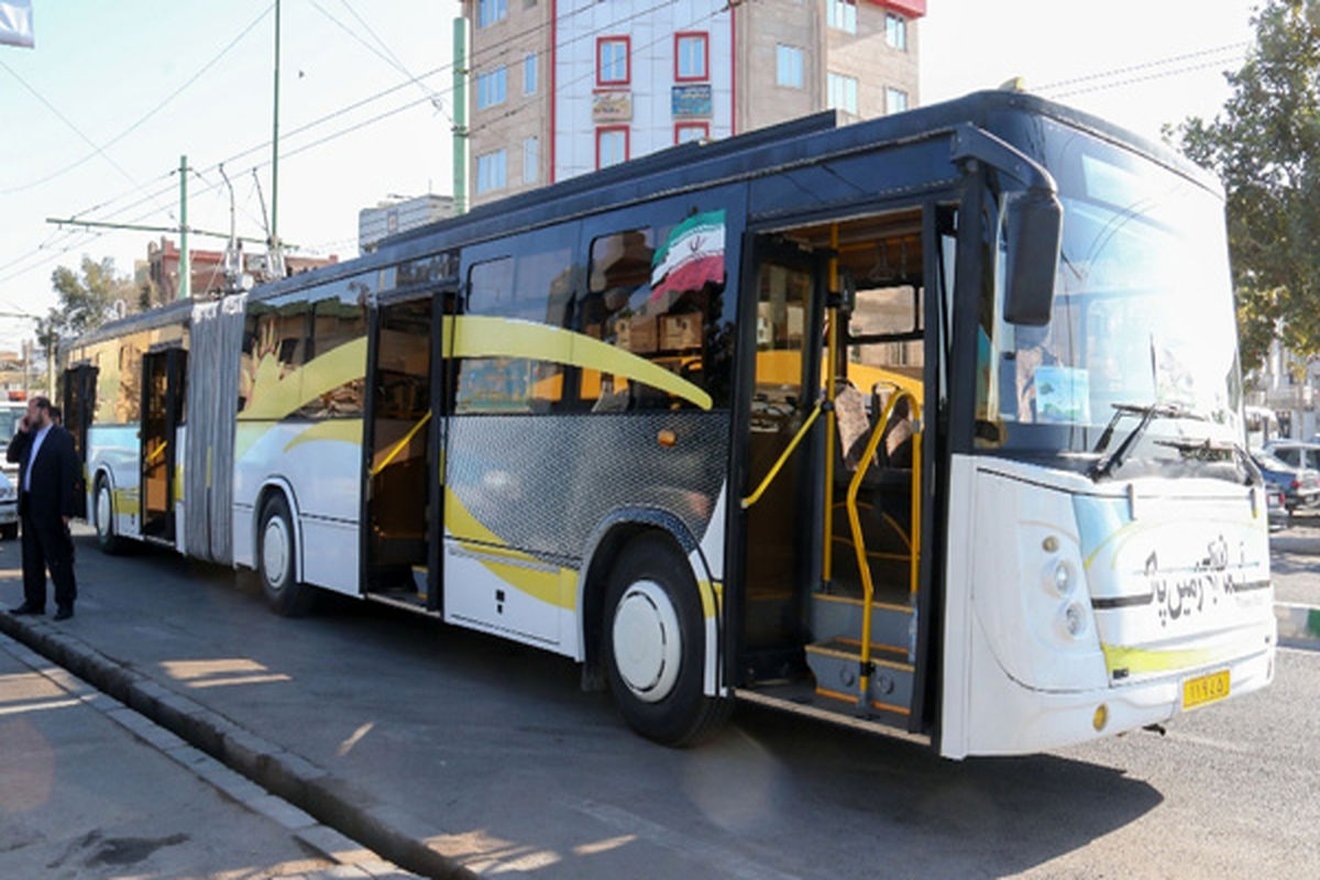 اتوبوس‌های برقی‌ در راه مرکز تهران