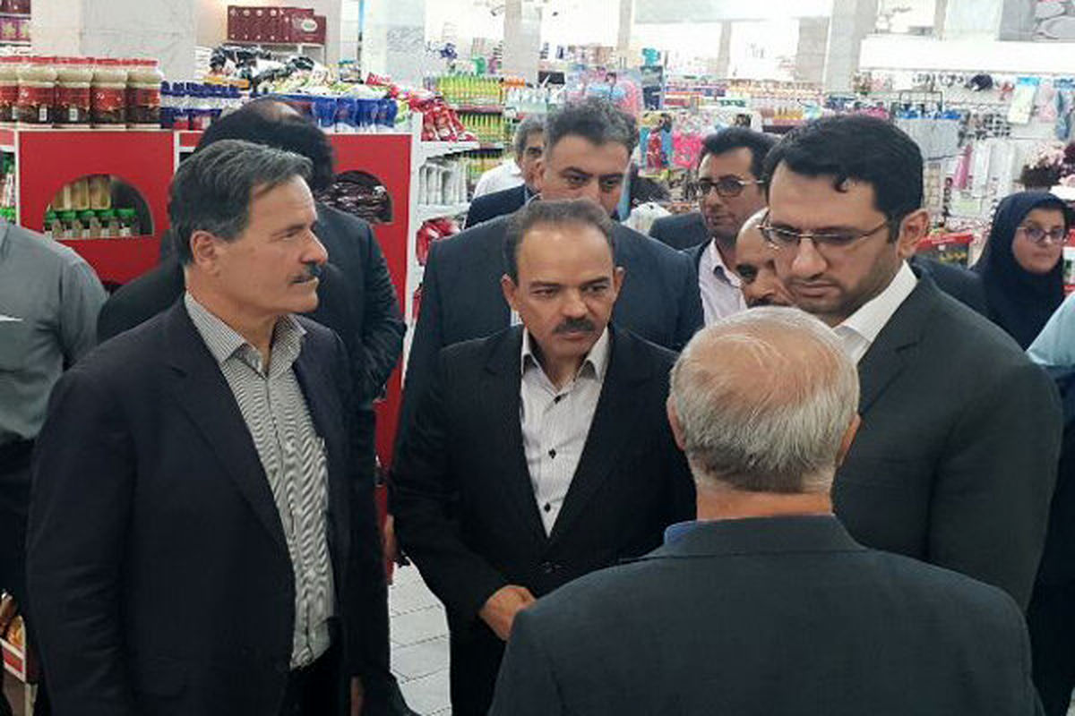 معاون وزیر کار از بزرگترین تعاونی مصرف قزوین بازدید کرد