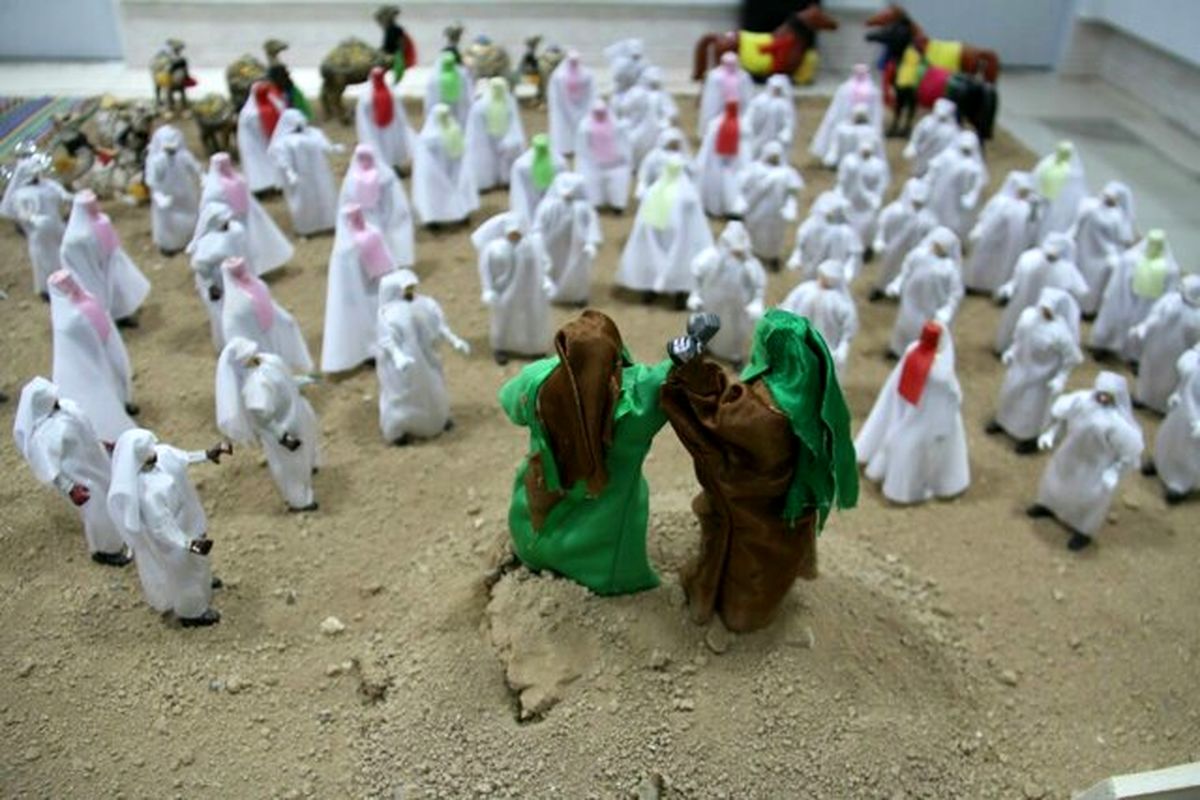 روایت غدیر تا شام با عروسک‌های مینیاتوری