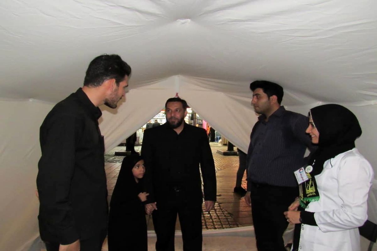 ایستگاه صلواتی سلامت با حضور جهادگران پزشکی احیاالقلوب