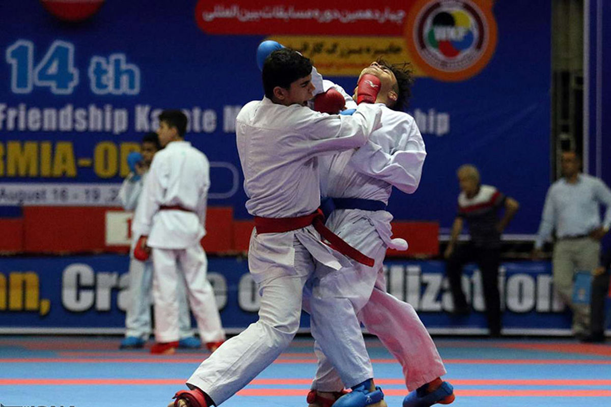 حضور ۱۴ کشور خارجی در پانزدهمین دوره مسابقات بین‌المللی کاراته ارومیه