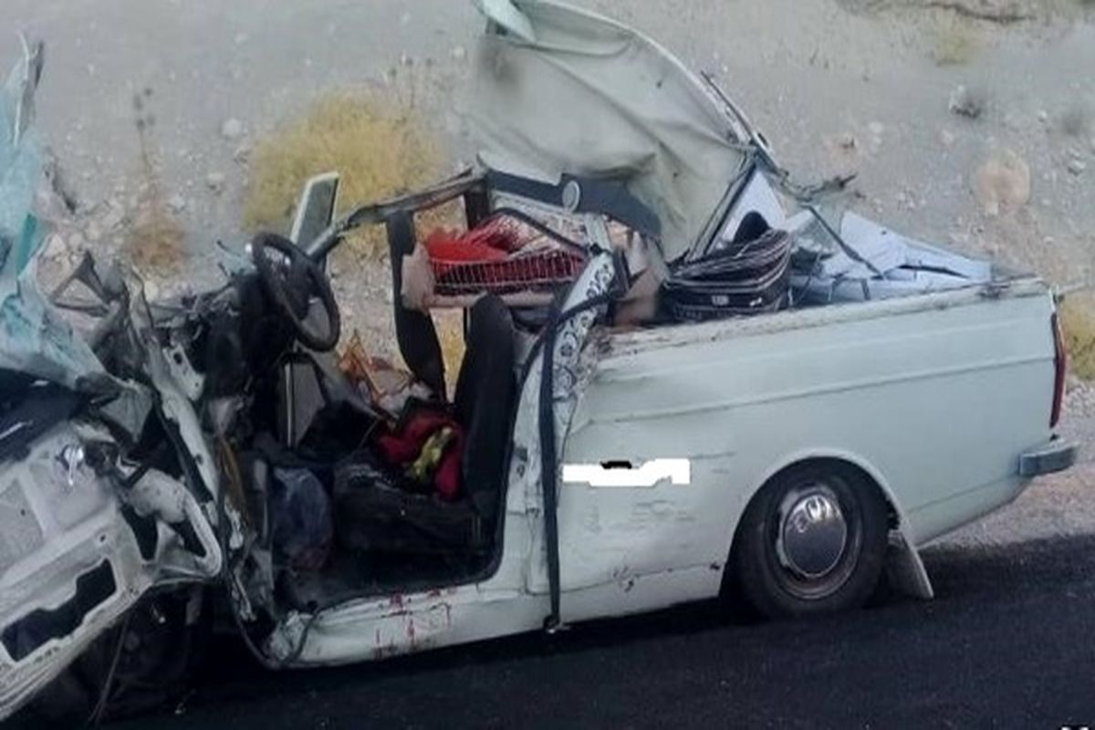 ۲ کشته در تصادف وانت با ایسوزو در محور یاسوج - اصفهان