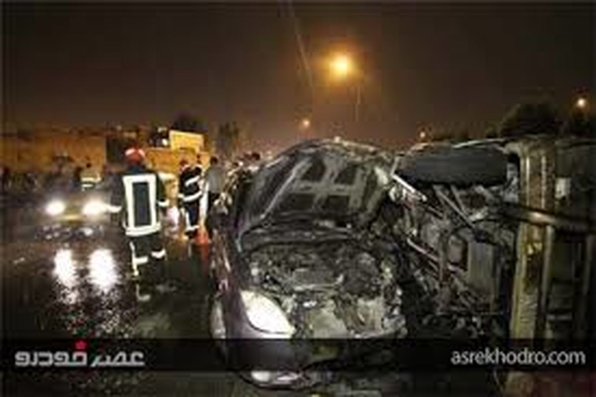 تصادف در جاده قزوین-رشت سه کشته به جا گذاشت