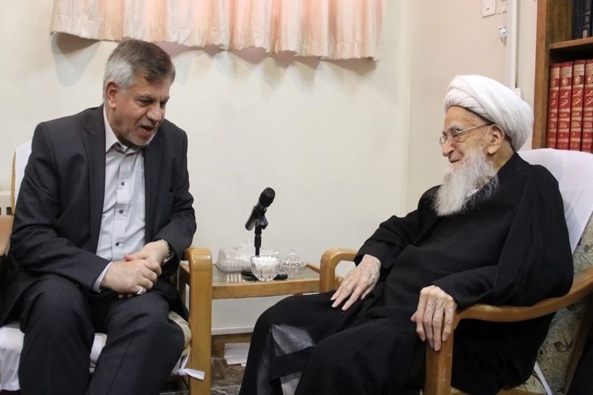 سفیر عراق در ایران با آیت‌الله صافی گلپایگانی دیدار کرد