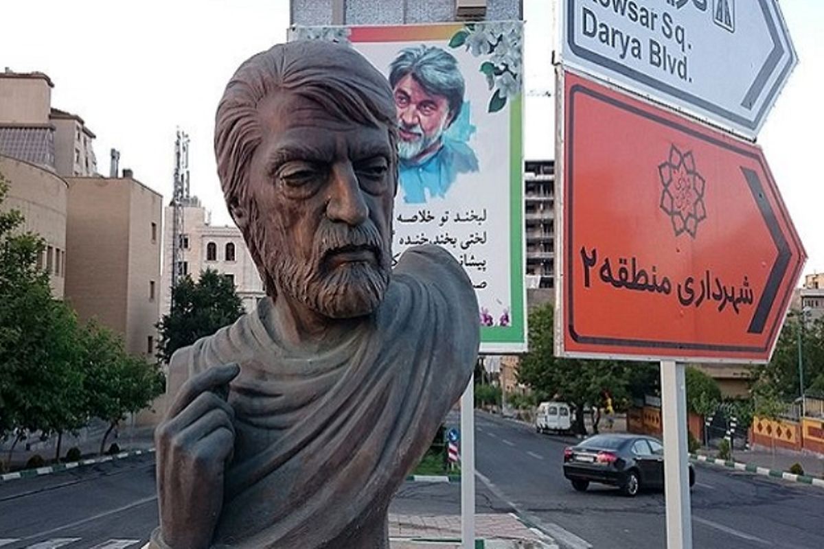 سردیس «قیصرامین پور» شاعر معاصر ایران به سرقت رفت