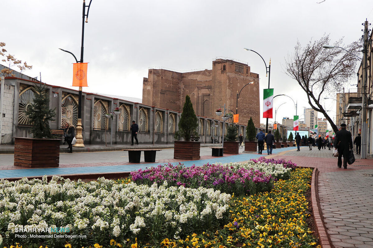 پیاده‌راه‌های تبریز گذرگاه فرهنگ و هنر می‌شود
