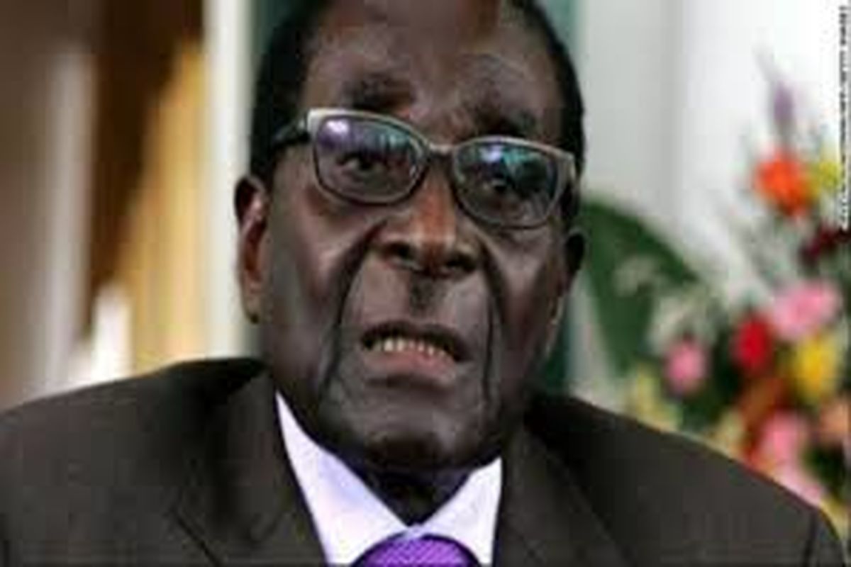 موگابه به خاک سپرده شد