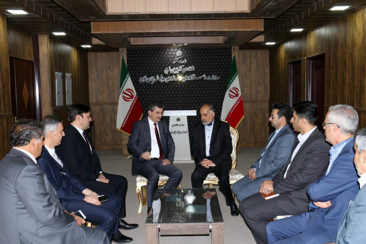 دیدار سفیر ترکیه در ایران با فرماندار خوی