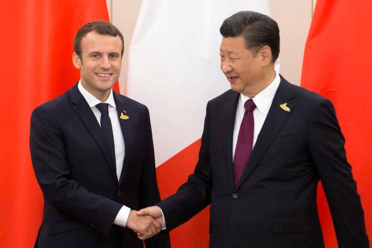 سران فرانسه و چین درمورد برجام گفت وگو می‌کنند