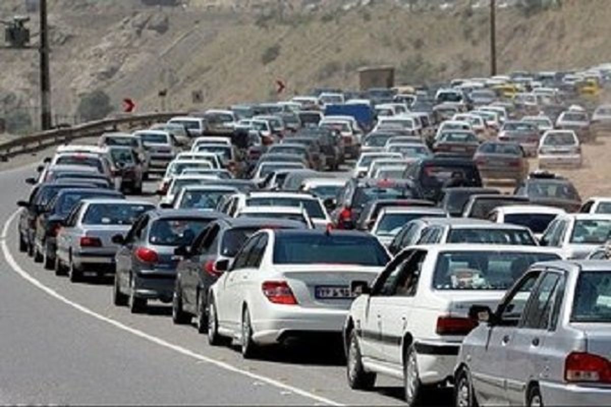 ترافیک سنگین در محور تهران - جاجرود