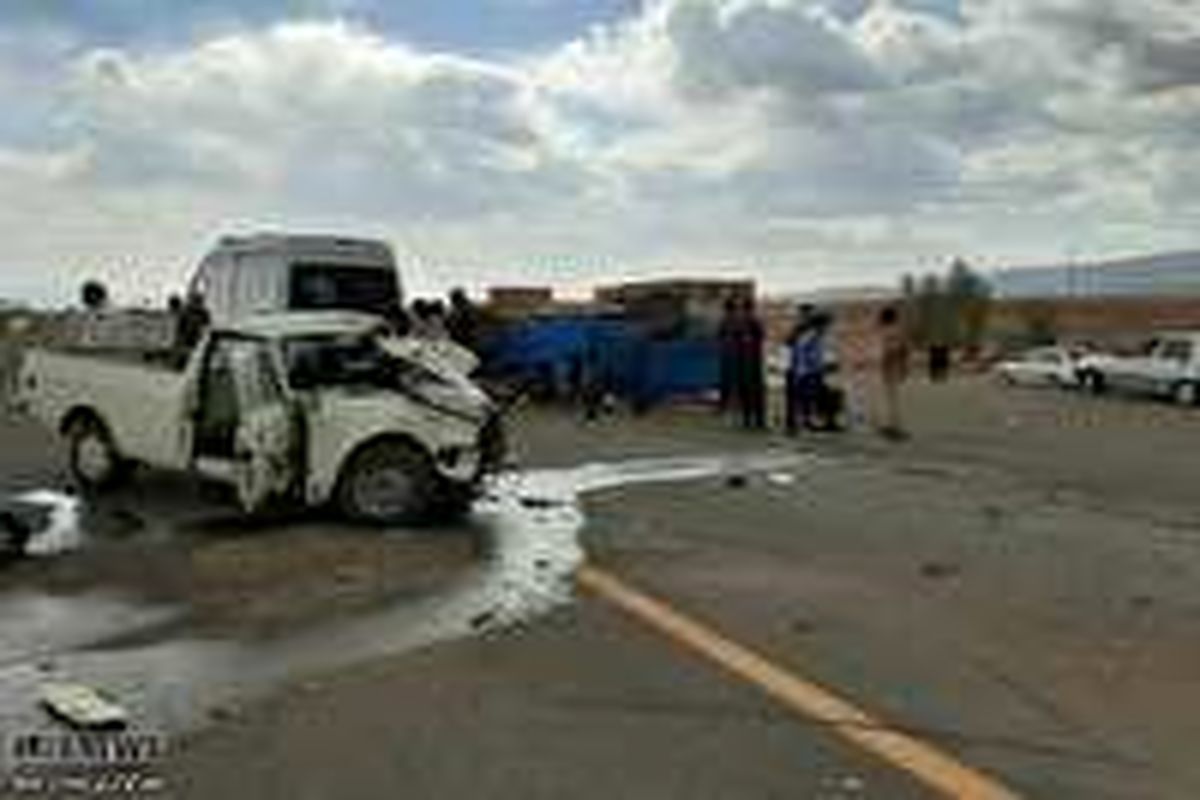 یک کشته و ۲ مصدوم در حادثه رانندگی محور نهبندان - شوسف