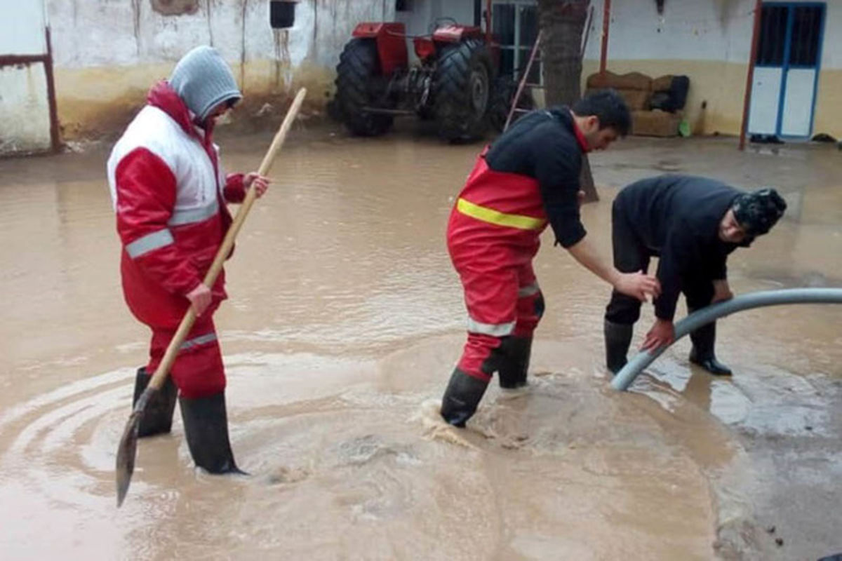 امدادرسانی به ۱۵۳ نفر در سیل و آبگرفتگی ۲۴ ساعت گذشته