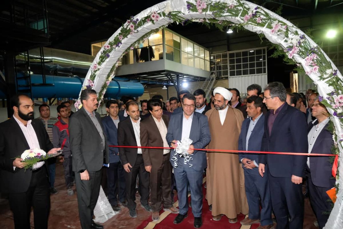 افتتاح شرکت کاشی مهرداد سرام ایساتیس در شهرستان مهریز