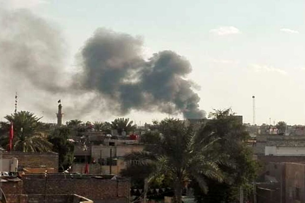 صدای انفجار مرکز بغداد را لرزاند